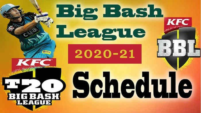 BBL Schedule