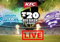 Adelaide Strikers vs Hobart Hurricanes Live Streaming