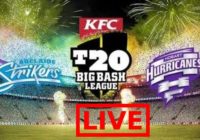 Hobart Hurricanes vs Adelaide Strikers Live Streaming
