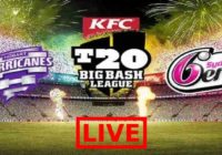 Hobart Hurricanes vs Sydney Sixers Live Streaming, TV Channels, Live Score