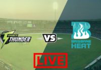 Sydney Thunder vs Brisbane Heat Live Streaming