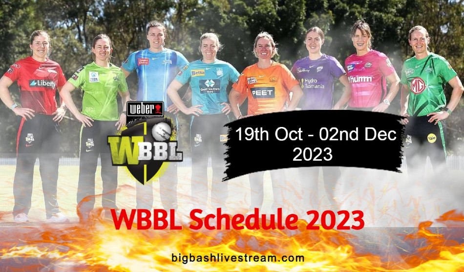 WBBL 2023 Schedule - Cricket Women’s Big Bash League 09 Fixtures Download FREE PDF